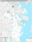 Anne Arundel County, MD Digital Map Premium Style